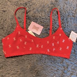 Savage X Fenty Womens Red Bralette